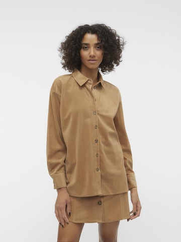 VERO MODA Blouse 'Nina' in Bruin