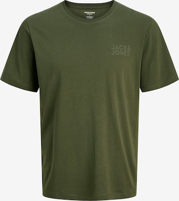 T-Shirt JACK & JONES en vert : devant