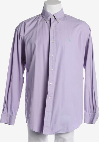 Polo Ralph Lauren Freizeithemd / Shirt / Polohemd langarm L in Lila: Vorderseite