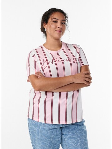 Zizzi Футболка в Красный: спереди