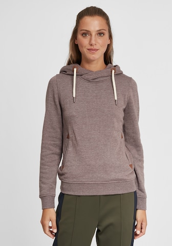 Oxmo Hoodie 'Vicky Hood' in Braun: predná strana