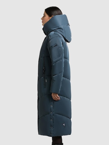 khujo Winter coat 'Pulset Shiny' in Blue