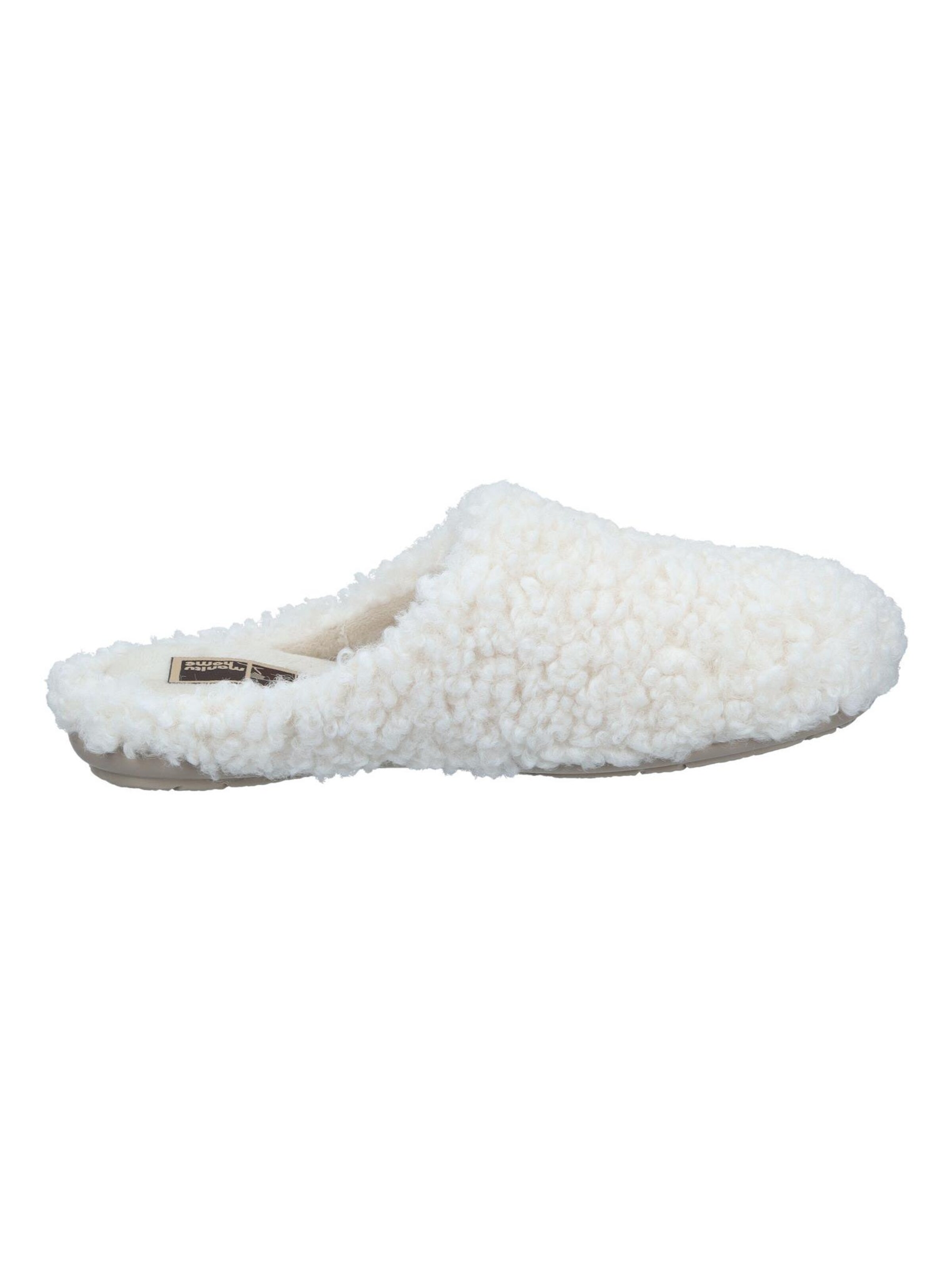 Manitu-Home Slippers in White