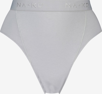 hunkemöller x NA-KD Slip 'Finnia' in Grey: front