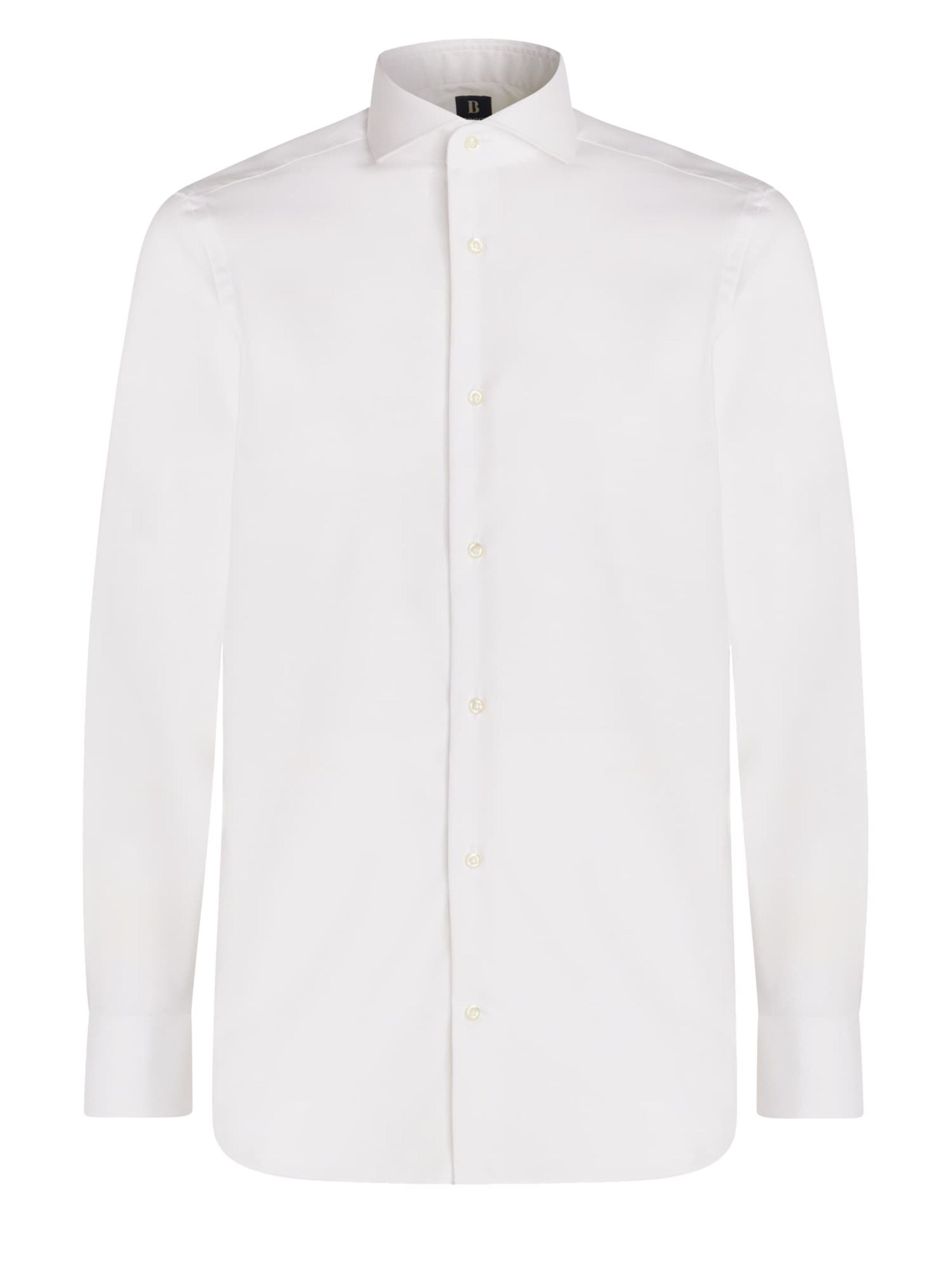 Boggi Milano Regular Fit Forretningsskjorte i hvid: forside