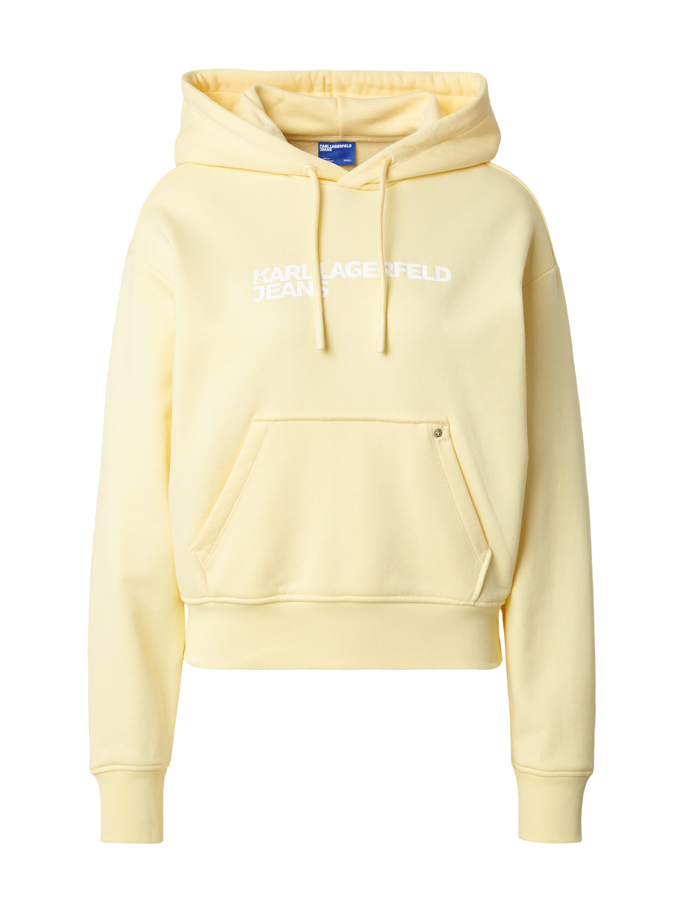 Felpa di KARL LAGERFELD JEANS in giallo: frontale