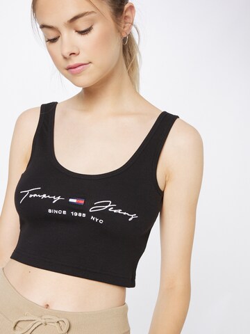 Tommy Jeans Топ в черно