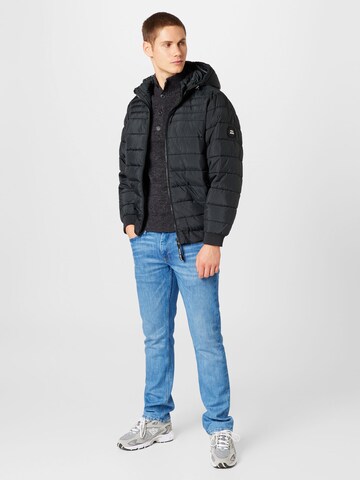 Pepe Jeans Winter Jacket 'JAMES' in Black