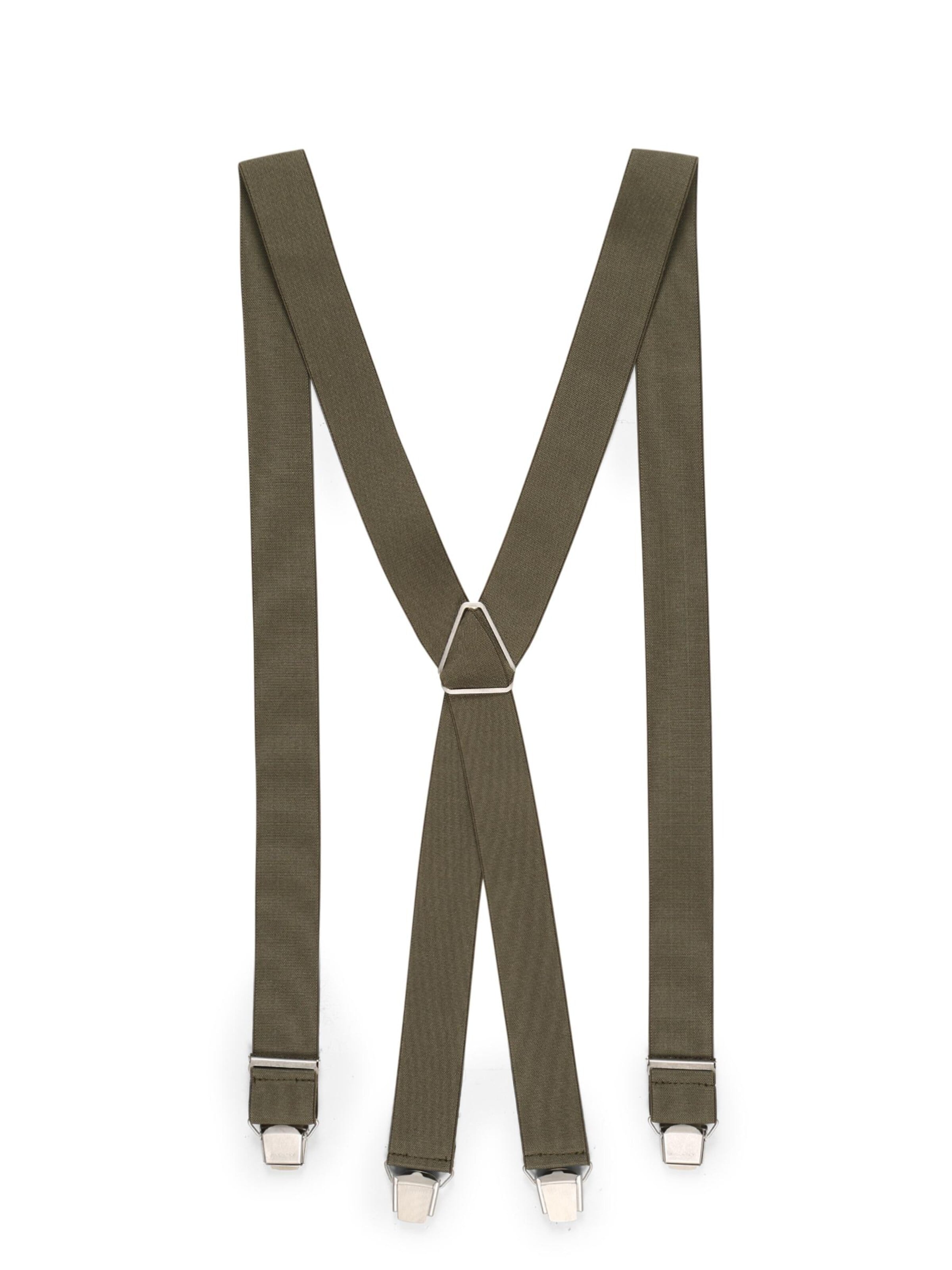 bugatti Suspenders '6796' in Grey: front