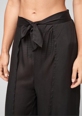 Largi Pantaloni de la s.Oliver pe negru
