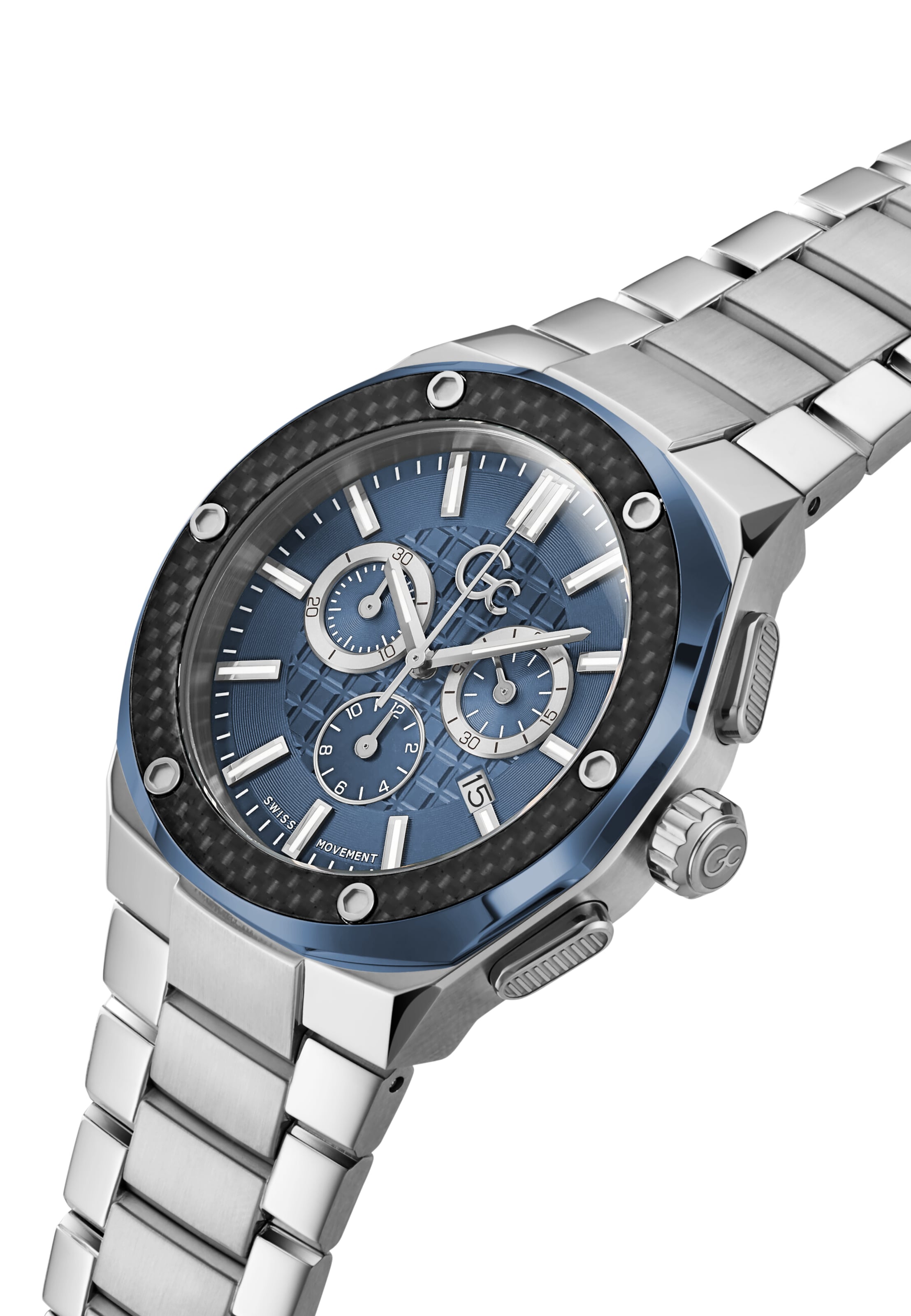 Gc Analog watch 'Fiber' in Silver