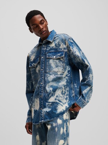 KARL LAGERFELD JEANS Regular fit Ing - kék: elől