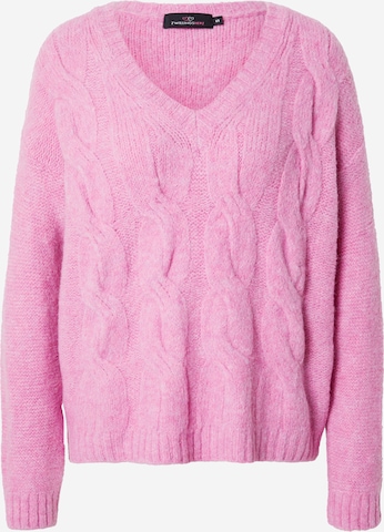 Zwillingsherz Sweater 'Fiona' in Pink: front