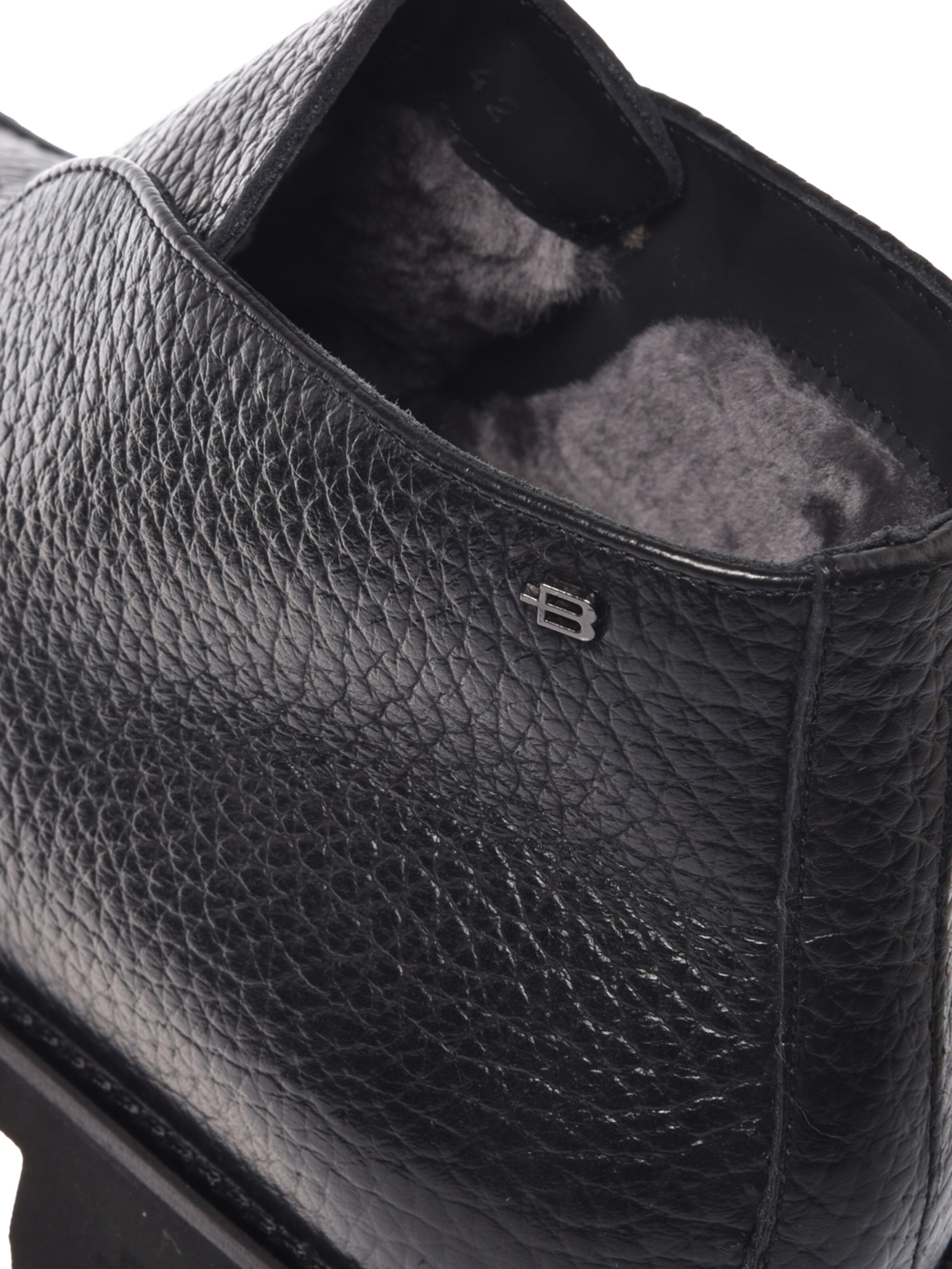 BALDININI Enkellaarsje in Zwart