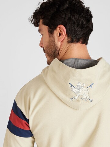 La Martina - Sudadera con cremallera en beige