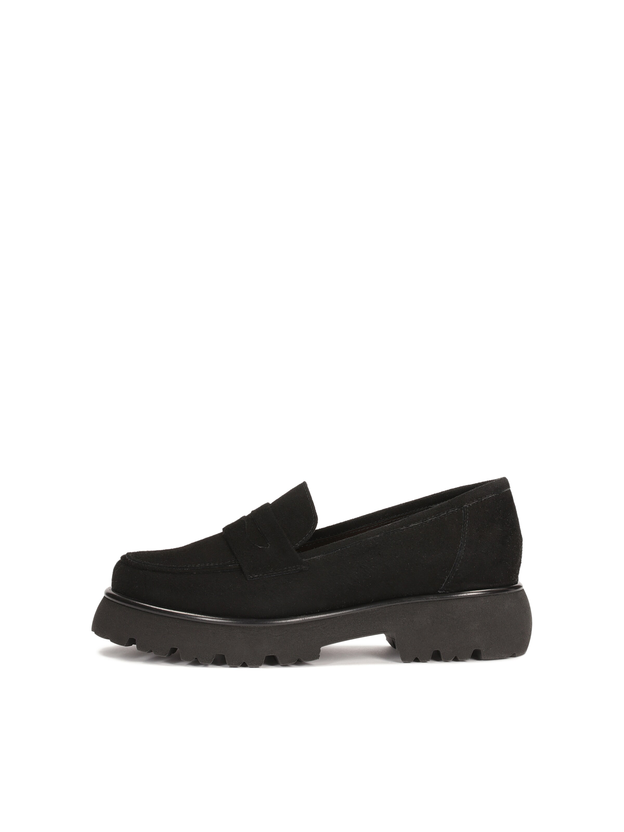 Kazar Classic Flats in Black: front