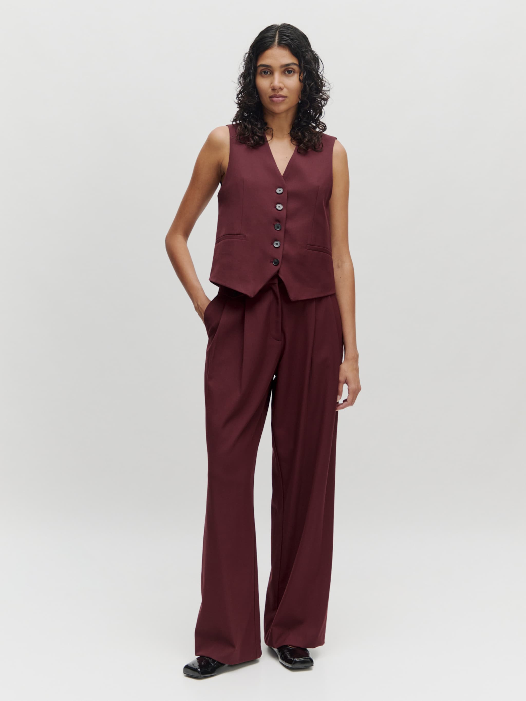 EDITED Produits Gilet 'Nouha' bourgogne