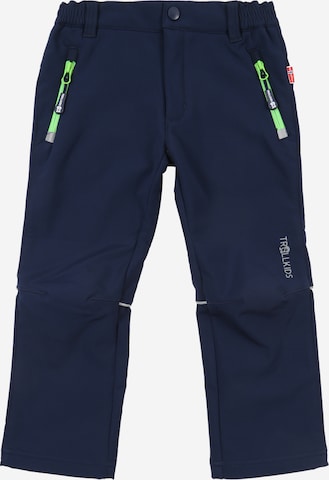 TROLLKIDS Outdoor Pants 'Fjell' in Blue: front