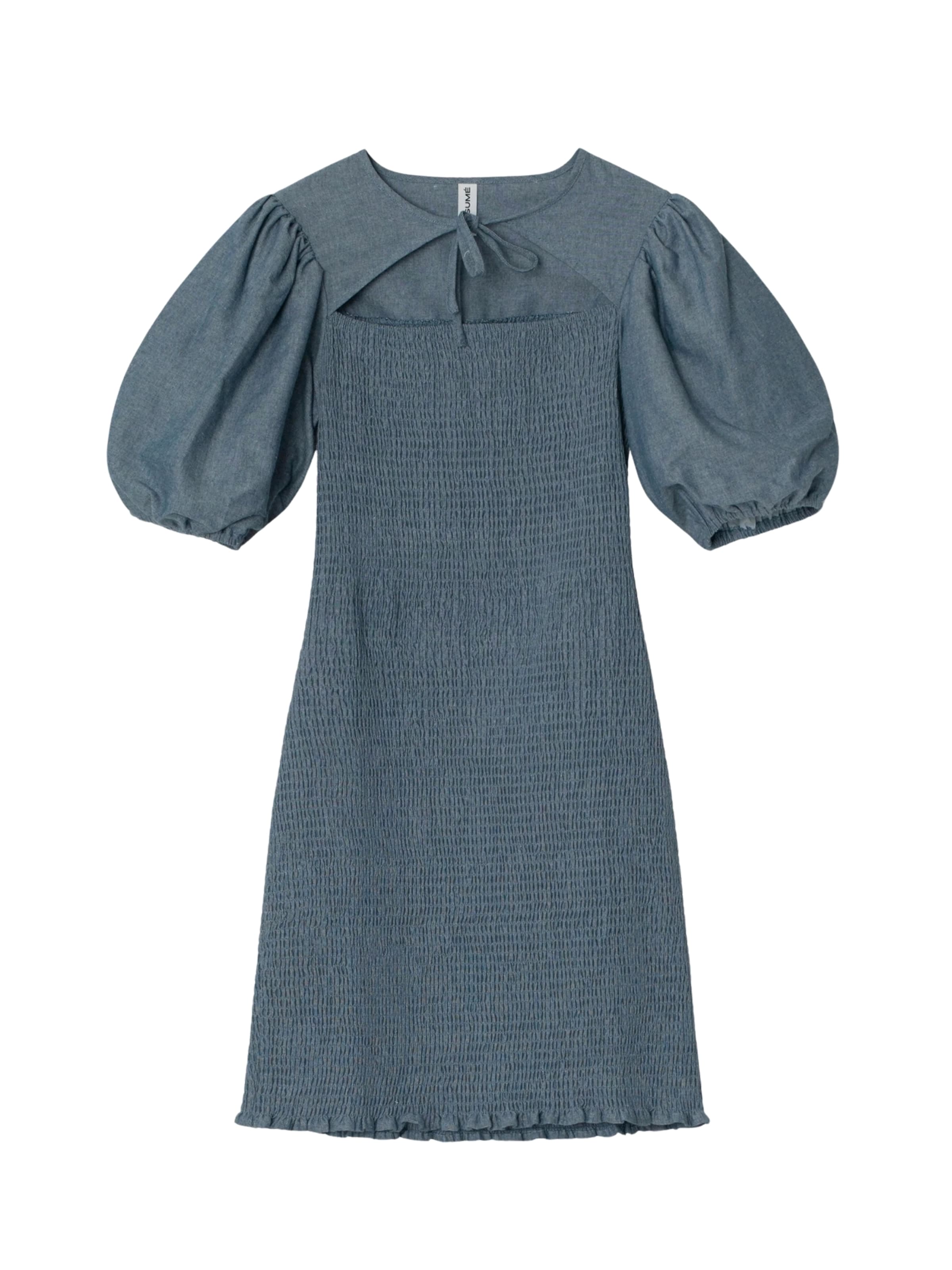 Résumé Šaty 'Sandra' – modrá: přední strana