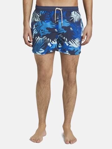 Shorts de bain 'Lumos' TOM TAILOR en bleu : devant