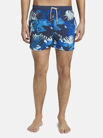 Shorts de bain 'Lumos' TOM TAILOR en bleu : devant