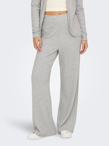 Wide Leg Pantalon 'ONLAnna' ONLY en gris : devant