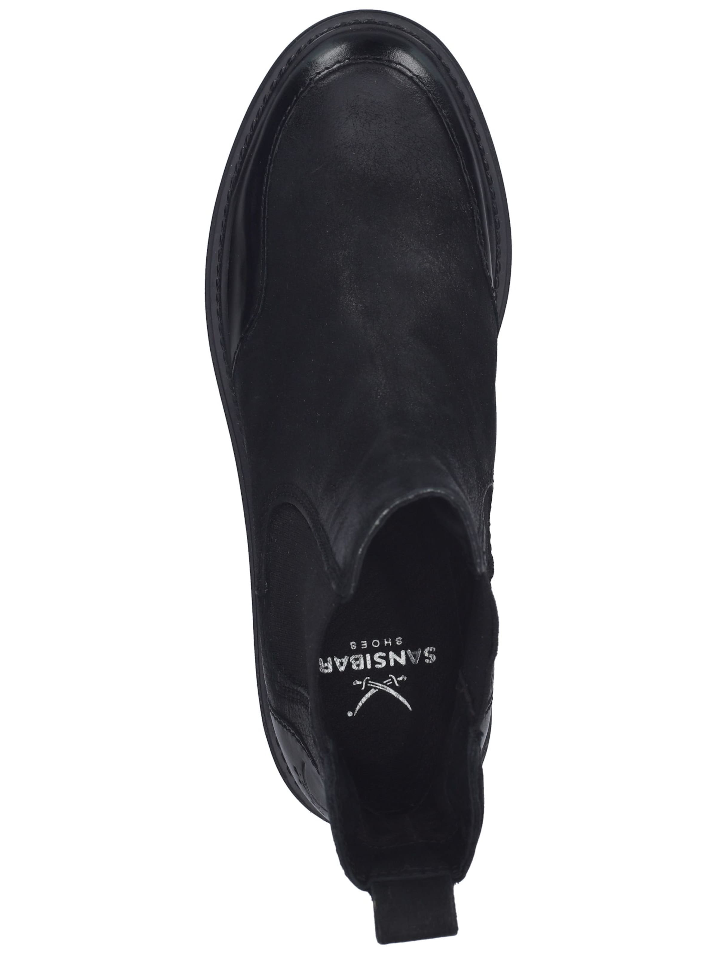 SANSIBAR Chelsea boots in Zwart