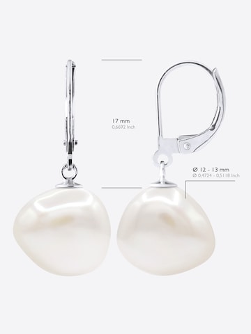 Ateliers Saint Germain Oorbellen 'Rive Droite' in Wit