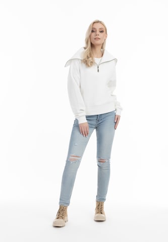 DreiMaster Vintage Sweatshirt 'Idem' in Weiß