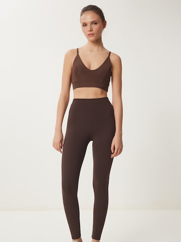 Bustier Soutien-gorge de sport Happiness İstanbul en marron
