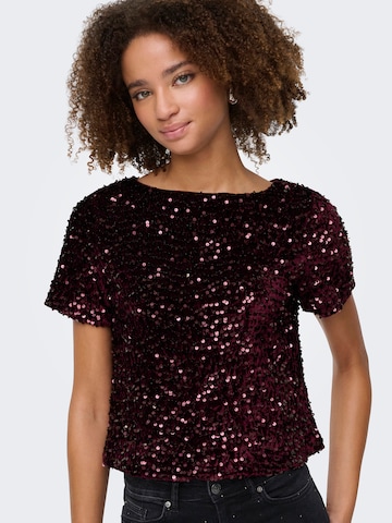 Chemisier 'ONLANIKA' ONLY en rouge