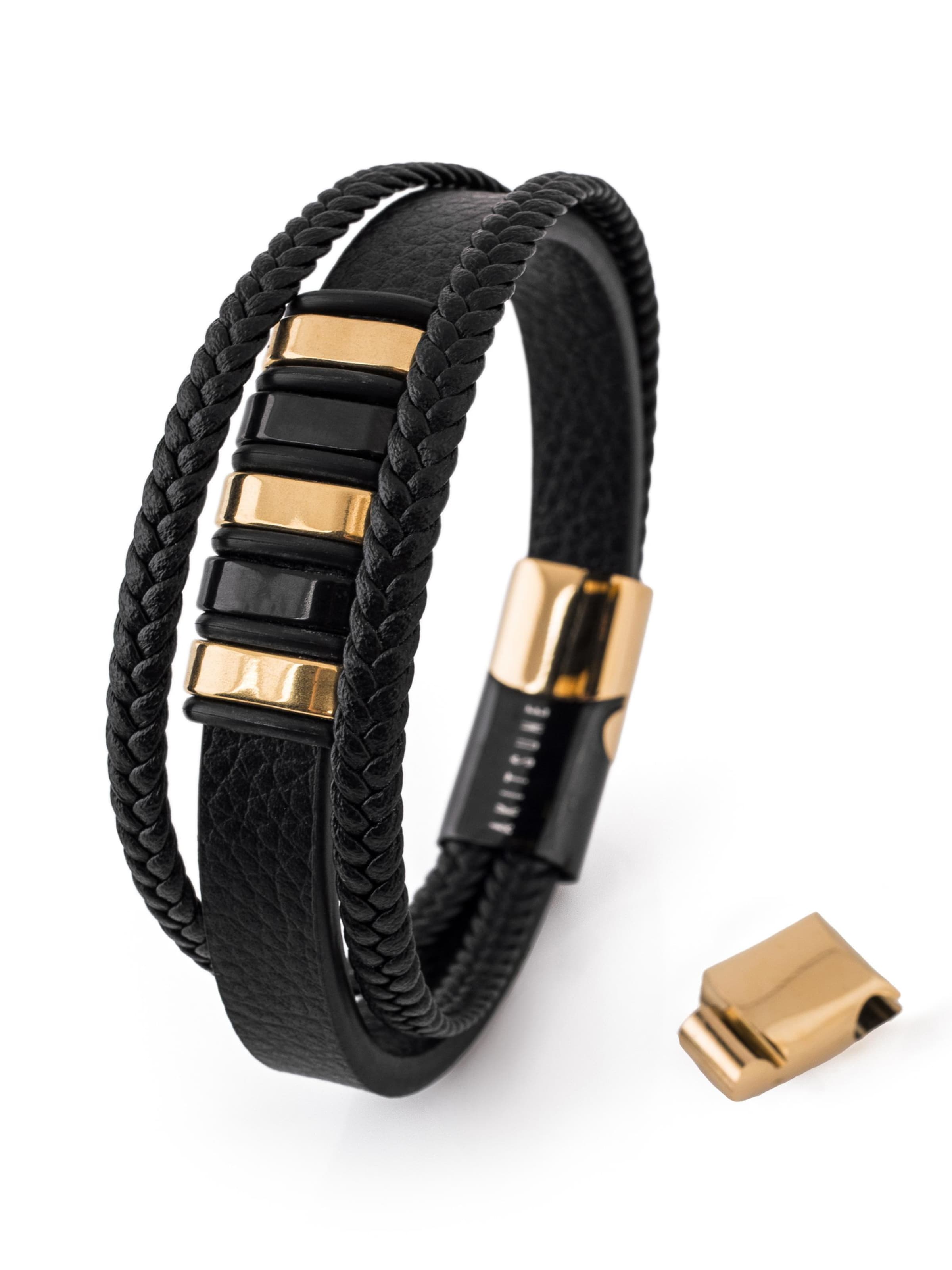 Akitsune Bracelet 'Fabula' in Gold: front