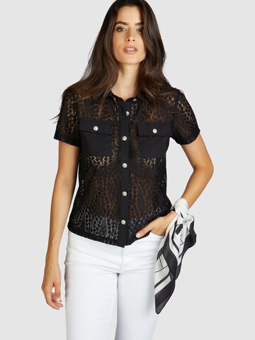 MARC AUREL Blouse in Black: front