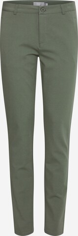 Slimfit Pantaloni chino 'LANO' di Fransa in verde: frontale