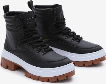 VANS Lace-Up Boots in Black