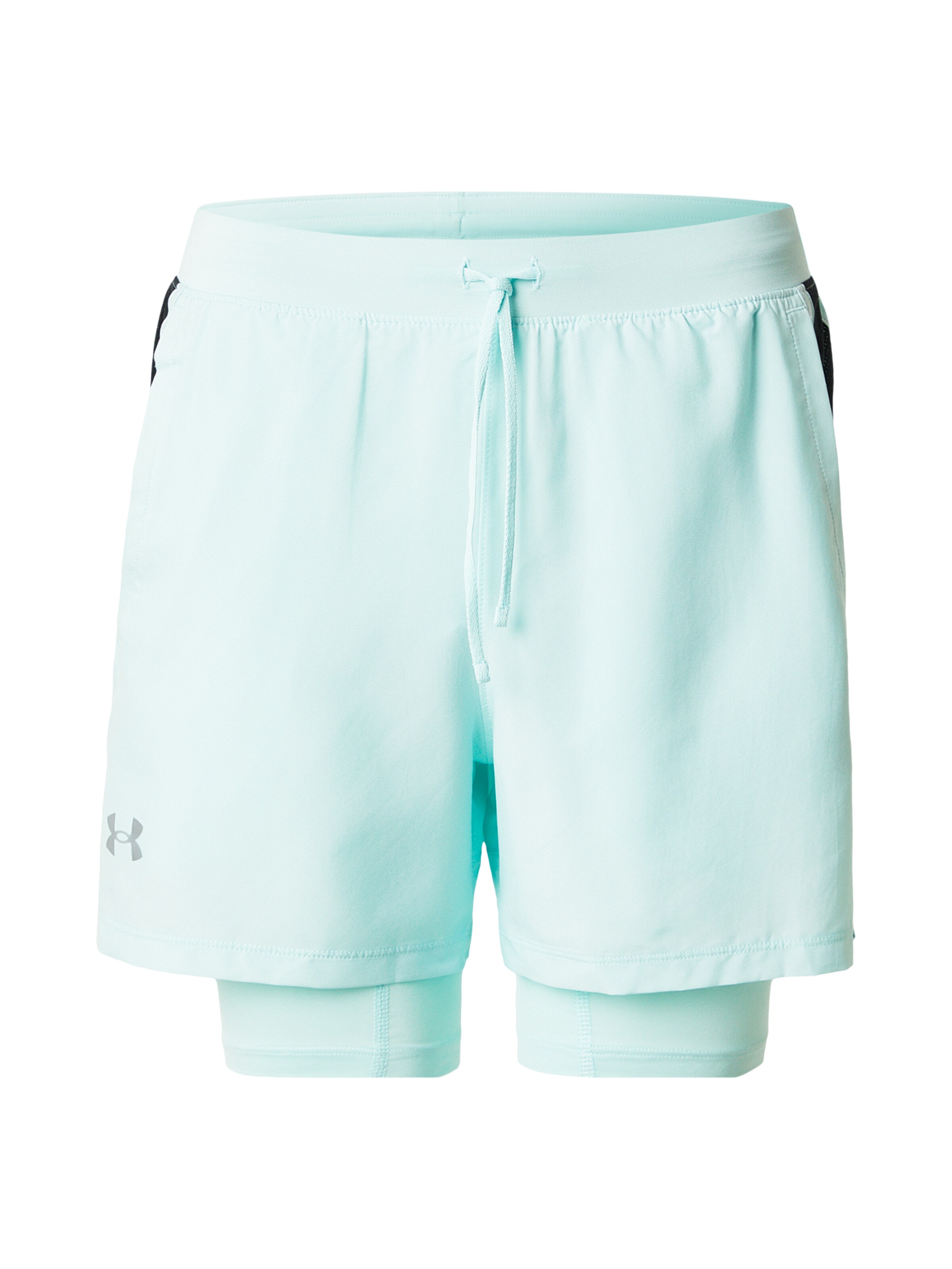 UNDER ARMOUR Športne hlače 'LAUNCH' | zelena barva: sprednja stran