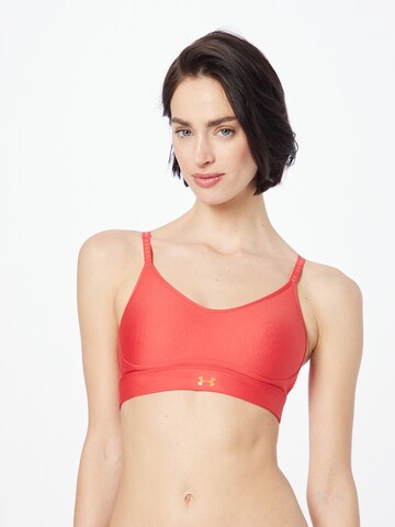 Bustino Reggiseno sportivo 'Infinity' di UNDER ARMOUR in rosso: frontale