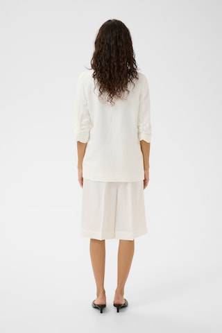 SOAKED IN LUXURY - Blazer 'SLRagna' em branco