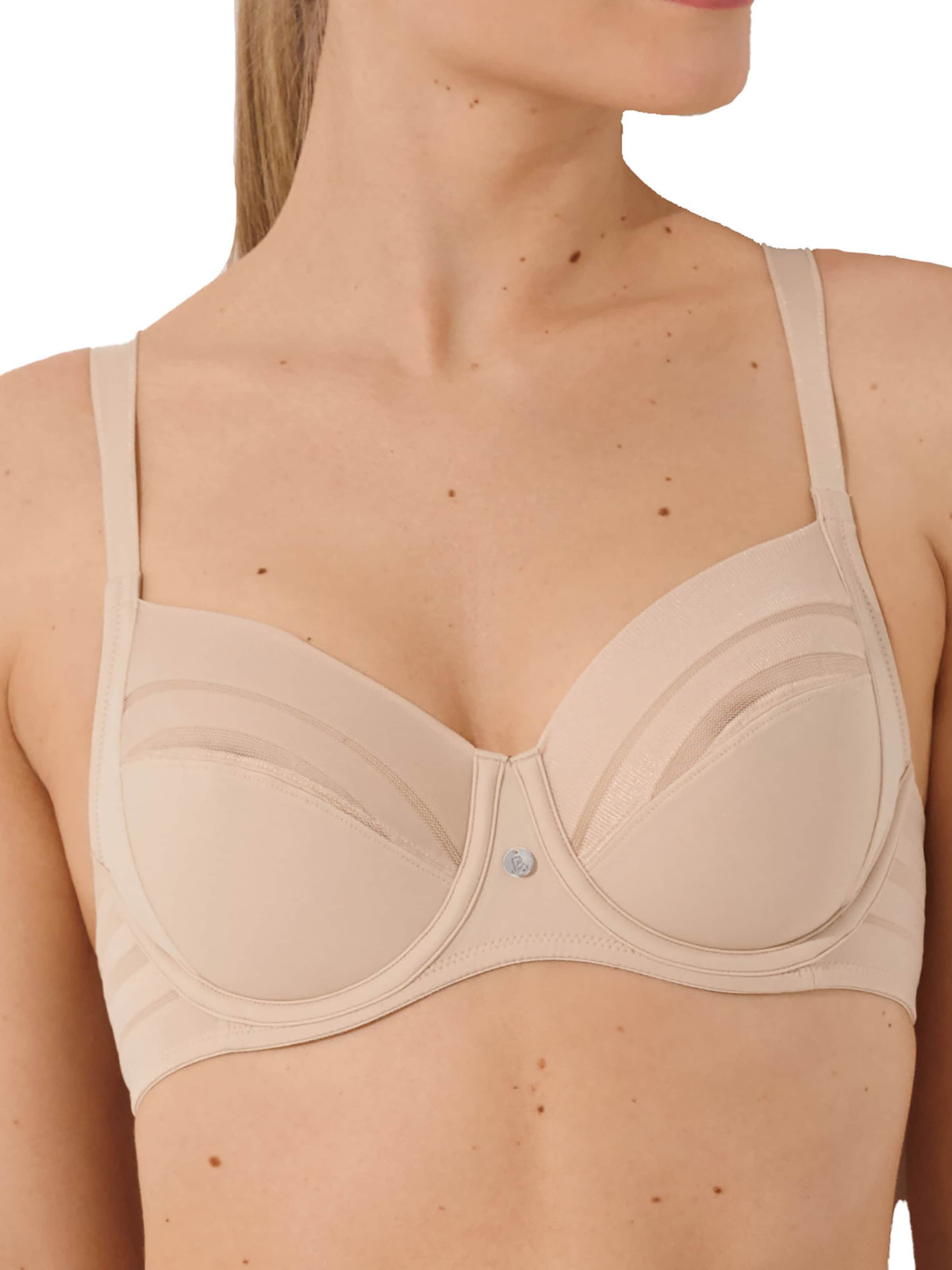 Lisca T-Shirt BH 'Alegra'‌‌‌ in Beige: Vorderseite