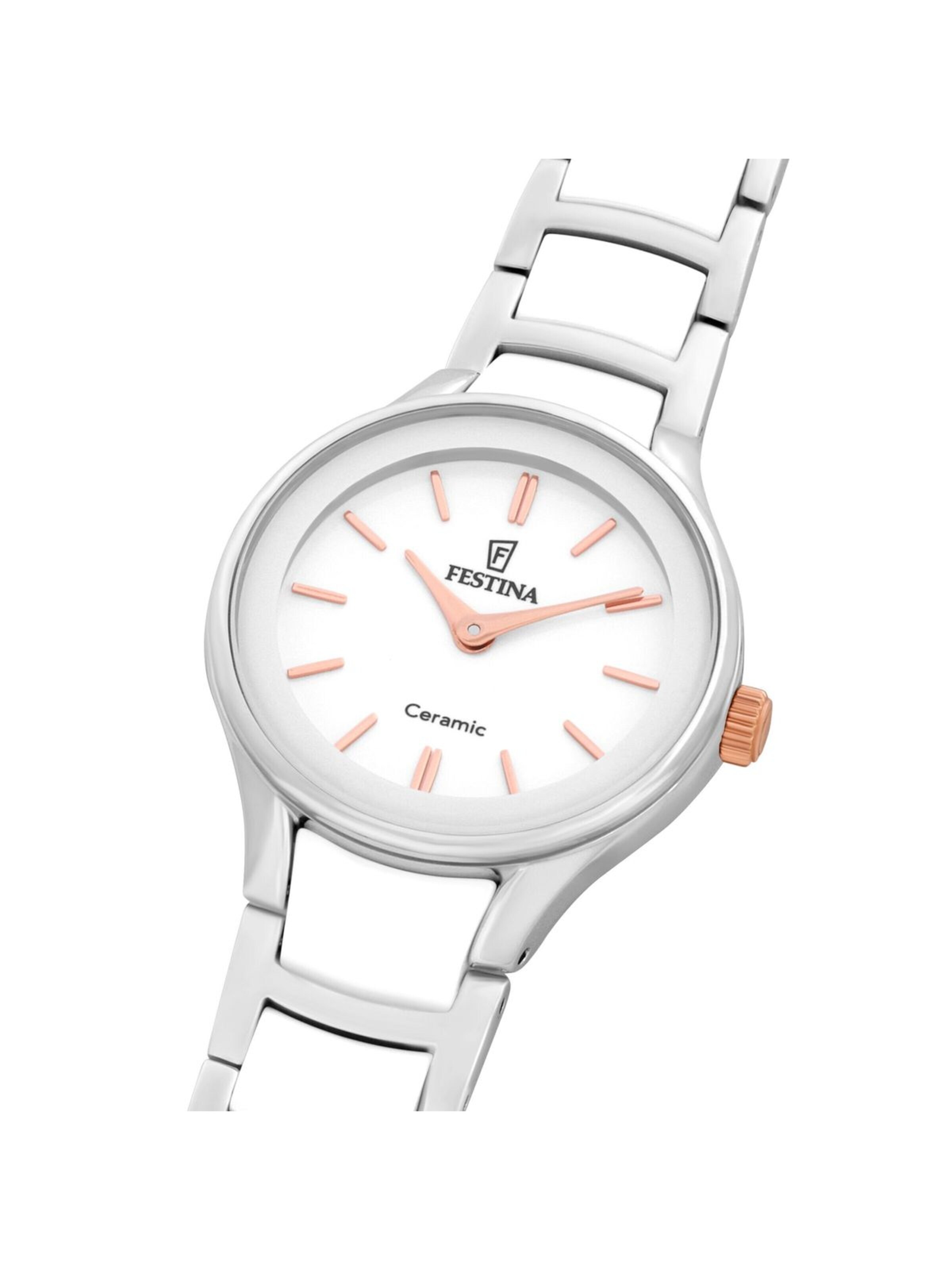 Montre à affichage analogique FESTINA en blanc