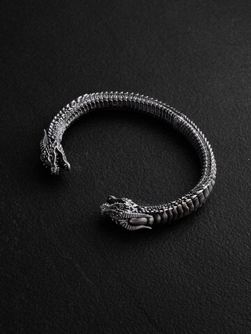 Braccialetto 'KAMPF DER DRACHEN' di REYTEL in argento