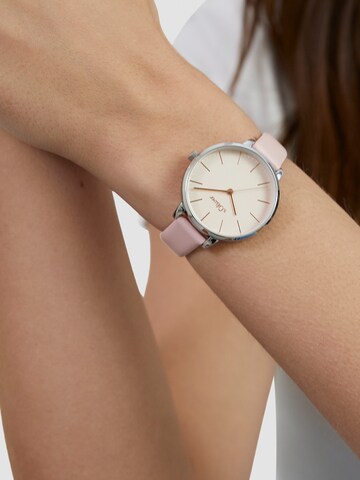 s.Oliver Analoguhr in Pink