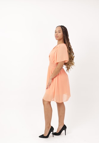 Elara Cocktailjurk in Oranje