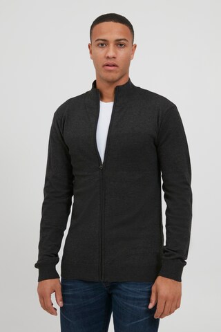INDICODE JEANS Knit Cardigan 'Ernoldo' in Grey: front