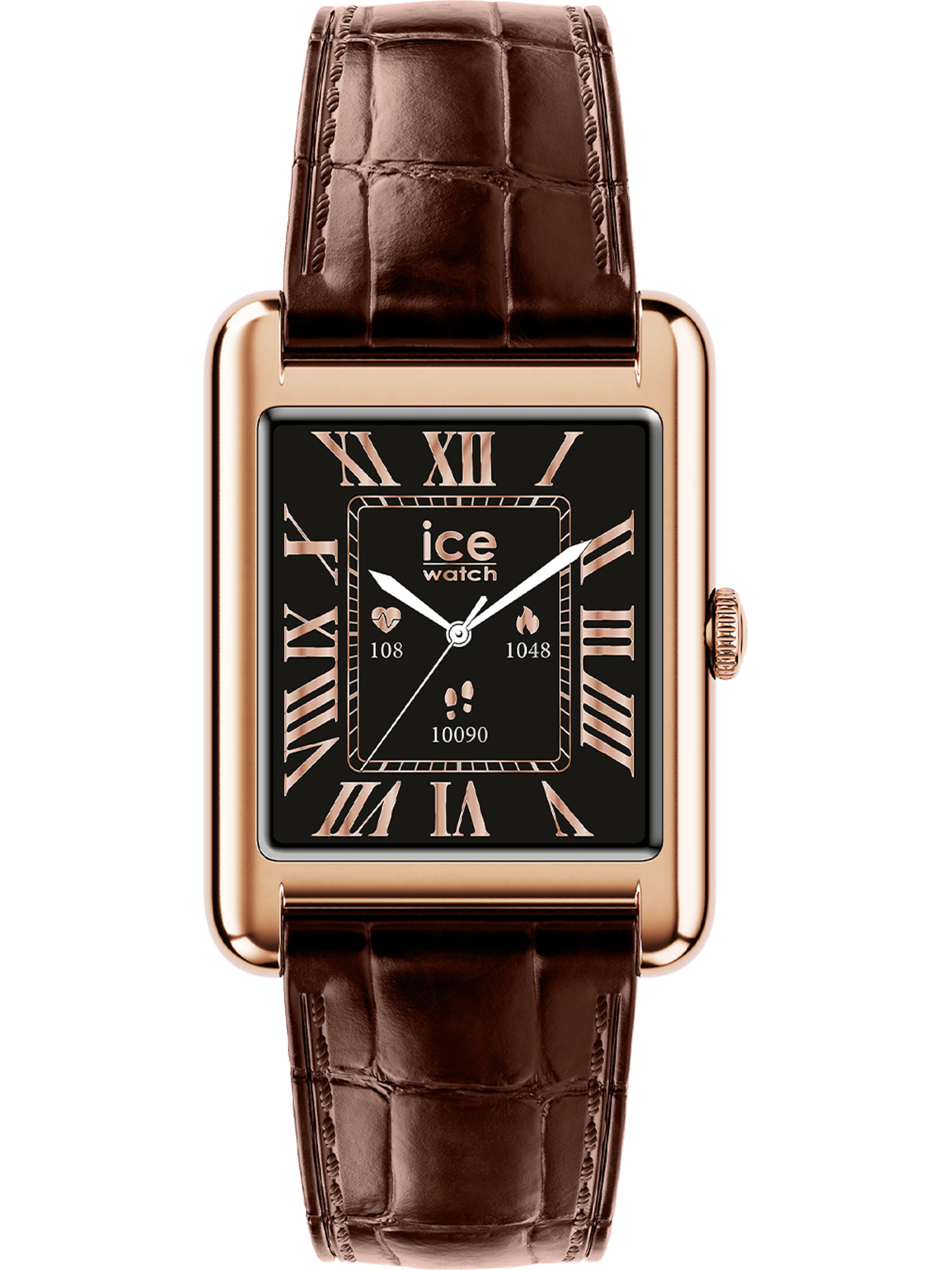 ICE WATCH Uhr in Braun: Vorderseite