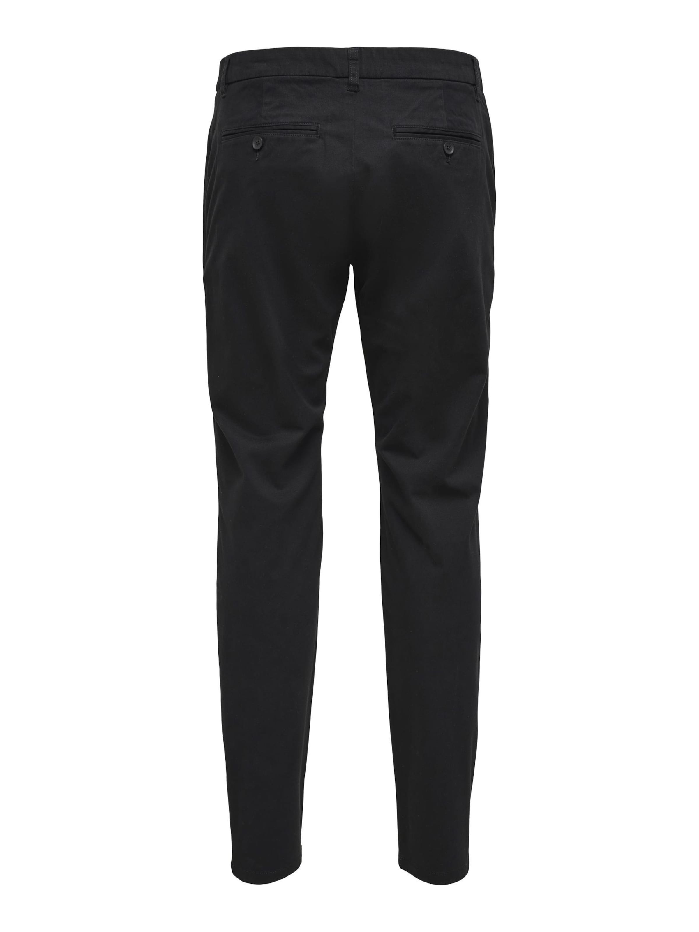 Only & Sons - Slimfit Pantalón plisado 'ONSCam' en negro