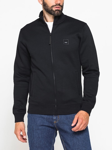 Carrera Jeans Sweatshirt 'Full Zip' in Black