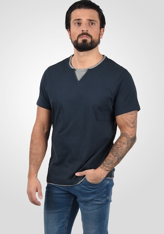 BLEND T-Shirt 'Leonis' in Blau: predná strana