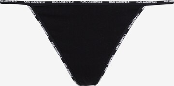 Karl Lagerfeld Thong in Black: front