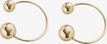Boucles d'oreilles 'BUBBLE' REYTEL en jaune : devant